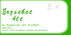 erzsebet alt business card