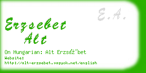 erzsebet alt business card